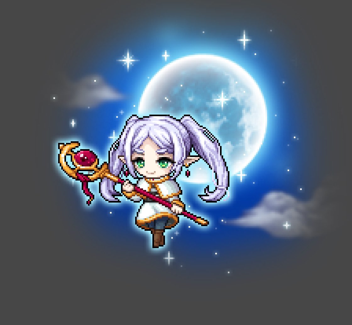 a998100's tweet photo. #픽셀아트  #pixelart  #ドット絵 #indiegame #indiegames #인디게임 #도트 #葬送のフリーレン #장송의프리렌 https://t.co/xHK1O0RyDl