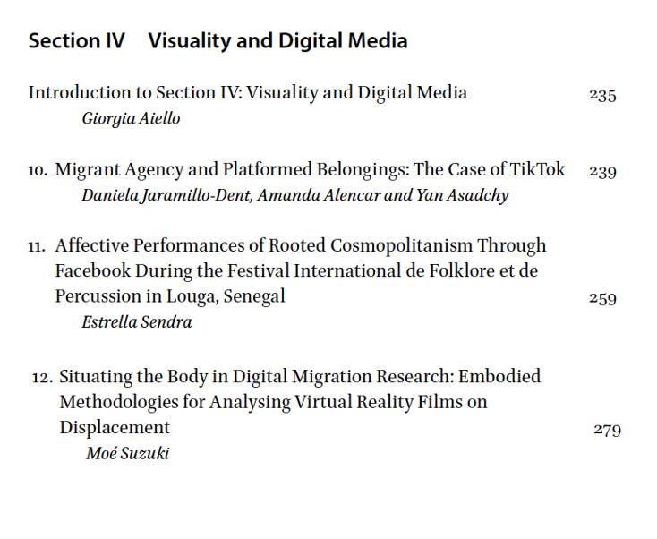 @koenleurs@sciences.social (@koenleurs) on Twitter photo Section 4 on << Visuality and Digital Media >> features an introduction by <a href="/giorgishka/">giorgia aiello</a> and chapters by <a href="/DaniJaraDent/">Daniela Jaramillo-Dent, PhD. @danijaradent.bsky.s</a> <a href="/MandyPazAlencar/">Amanda Alencar</a>
Yan Asadchy Estrella Sendra and Moé Suzuki Section 4 on << Visuality and Digital Media >> features an introduction by <a href="/giorgishka/">giorgia aiello</a> and chapters by <a href="/DaniJaraDent/">Daniela Jaramillo-Dent, PhD. @danijaradent.bsky.s</a> <a href="/MandyPazAlencar/">Amanda Alencar</a>
Yan Asadchy Estrella Sendra and Moé Suzuki