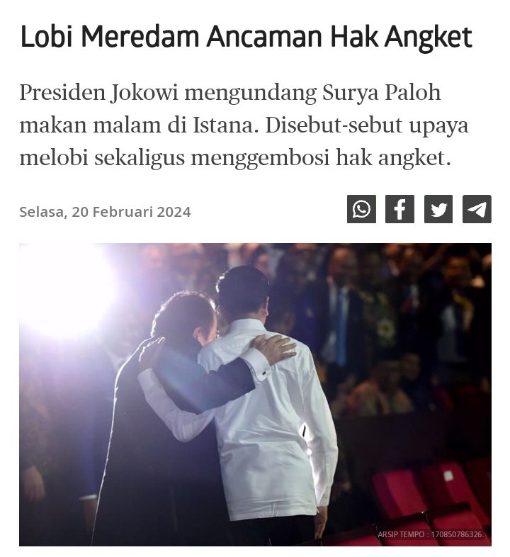 Kanjeng2022's tweet photo. Lobi Meredam Ancaman Hak Angket.

Manusia Licik itu bernama.... 
You know lah....😤 https://t.co/GdbFsV92PA