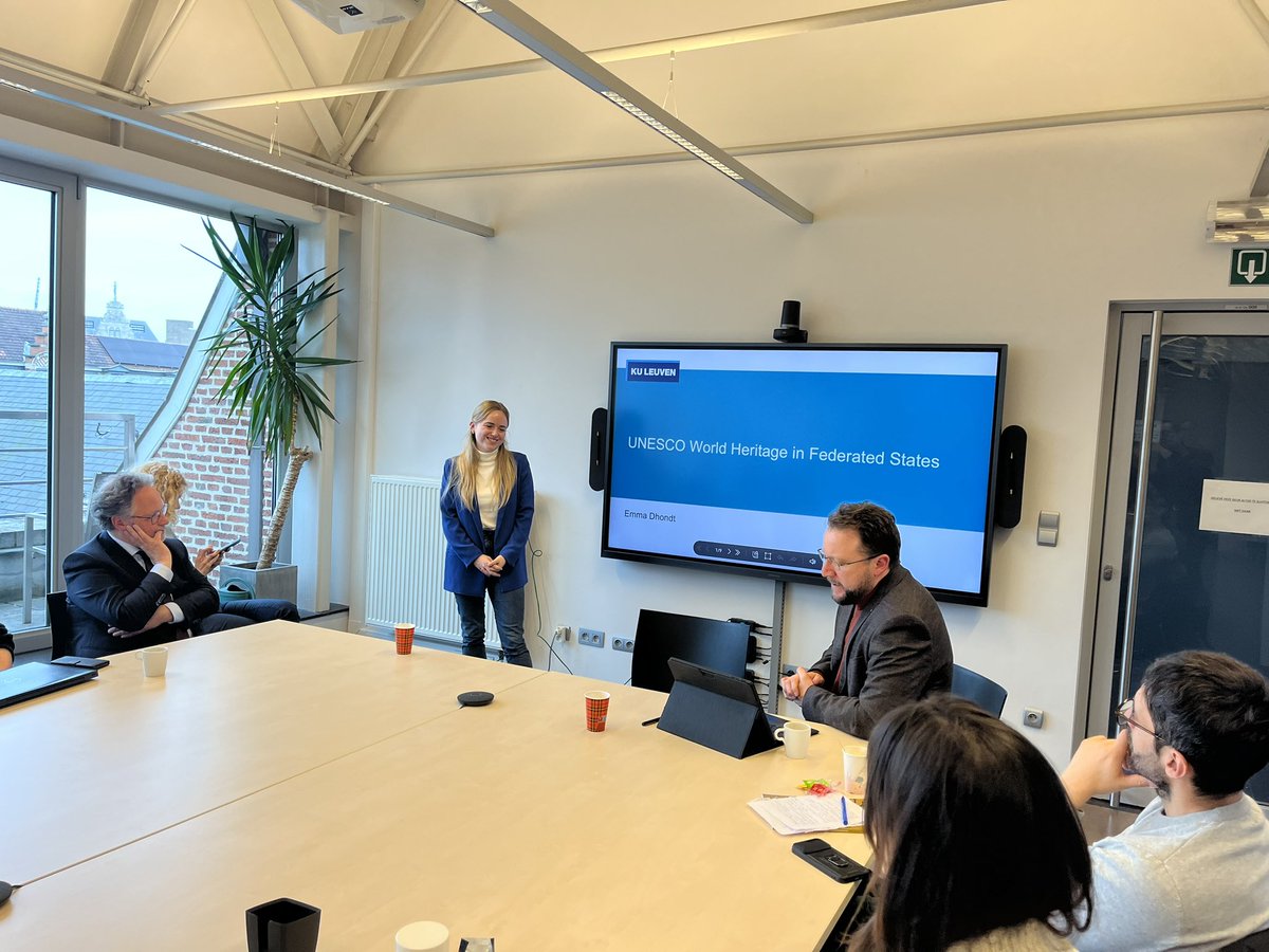 GRILI_Ugent's tweet photo. It’s a wrap on a highly interesting seminar on #CulturalHeritage from #InternationalLaw, #historical and #criminological perspectives, thx to @CatharineTiti for presenting her work on the Parthenon Marbles and to @ugent and @KU_Leuven researchers for their own perspectives! https://t.co/8FEin4eVaP