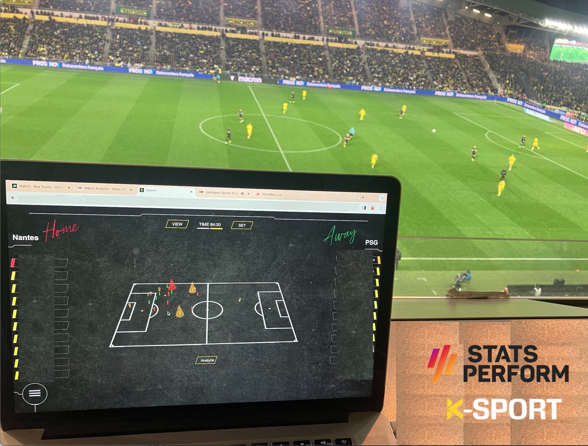 .@StatsPerform's wide ranging pro analysis solutions on display across #Ligue1 and #Ligue2. Here's a look at how our in-stadium team helps monitor player and team performance in real time using: ▪️ SportVU ▪️ PressBox Live ▪️ ProVision ▪️ Smart Live ➡️ bit.ly/48qXfhB