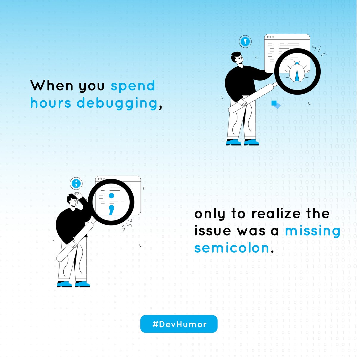amazing7's tweet image. Tag a fellow developer who can relate! Which meme resonated with you the most? ๐ #WebDevMemes #ProgrammingFun #amazing7studios