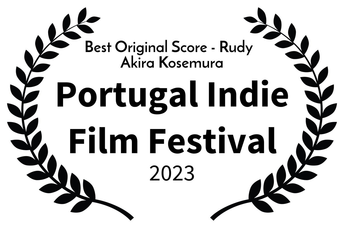Congratulations @RudyFilm ㊗️ I'm honored to receive Best Original Score.