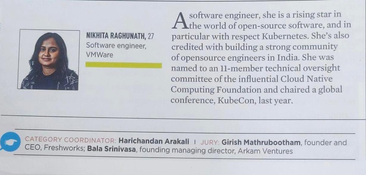 I got featured in Forbes India 30 under 30 as a Special Mention in the Enterprise Technology category earlier this week and now it's in print 🎉