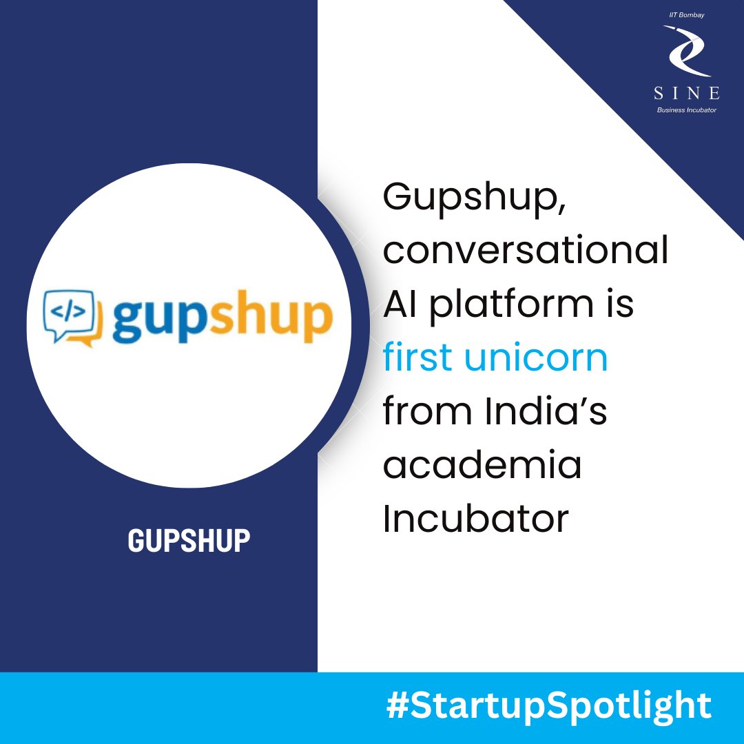 SINEIITB's tweet photo. SINE takes immense pride in showcasing the remarkable achievements of our incubated startups that have reached significant accomplishments on their entrepreneurial journey. #StartupSpotlight
#Achievement #accomplishment #incubatee #SINEStartup #entrepreneurship #FirstUnicorn https://t.co/hjJeP80kbk