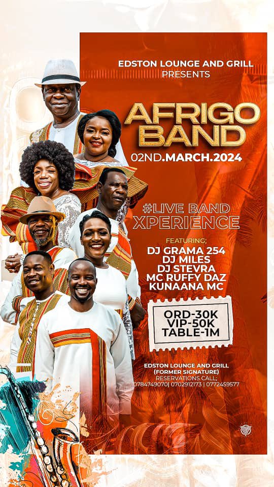 Ssonkopromotion's tweet photo. There's nothing better than live music. ...
Join us for the mighty @TheAfrigo band 02nd march at @EdstonLounge 
#LiveBandExperience https://t.co/8E6Dg6AdEA