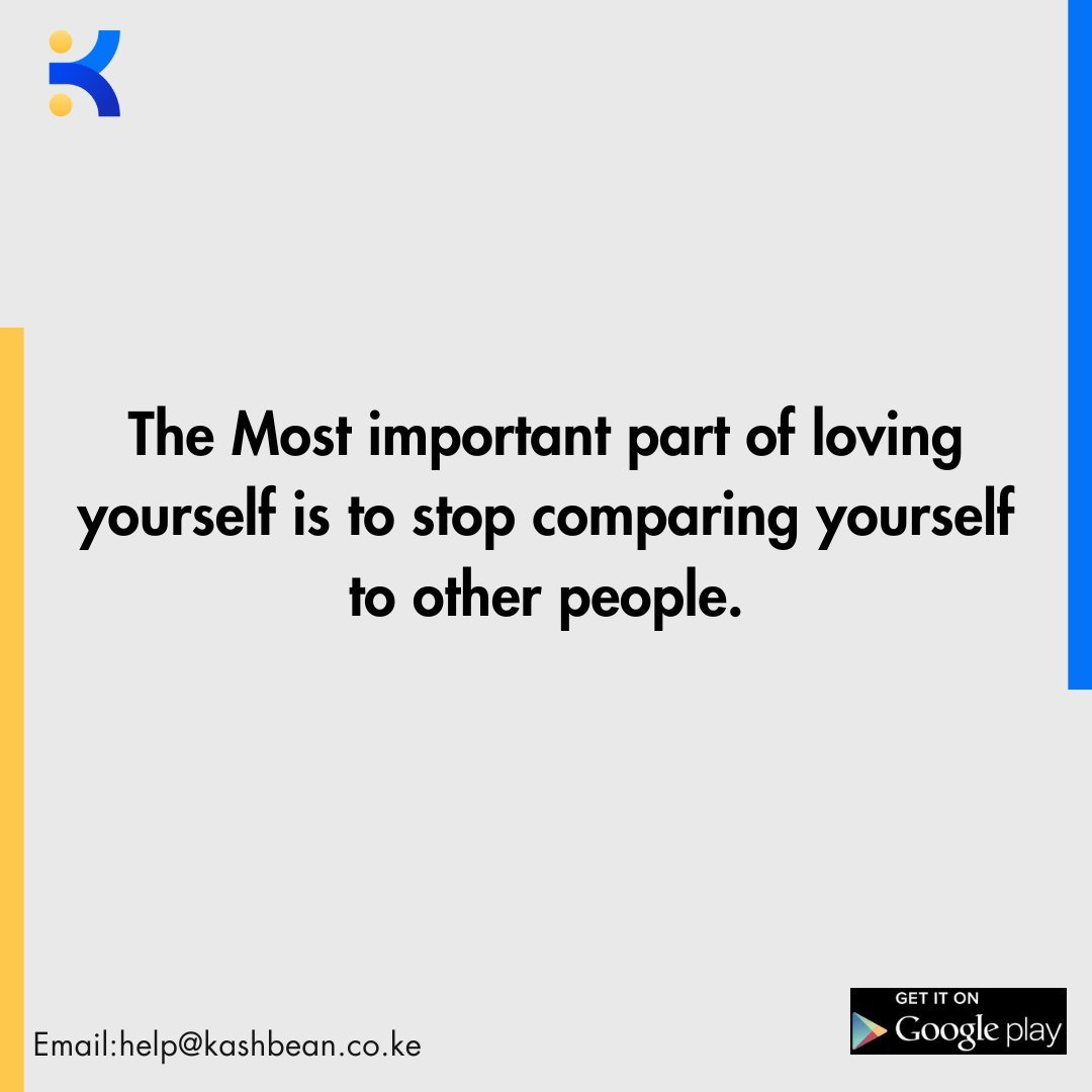 kashbeankenya's tweet photo. Stop Comparing Yourself To Other People.💯
#Trisha #141MPs #LionelMessi #BabuOwino #KimJongUn #DirectorTrevor #WhatsApp #Dangote #mosquitos #ThomasTuchel https://t.co/pbO2EDrv0S