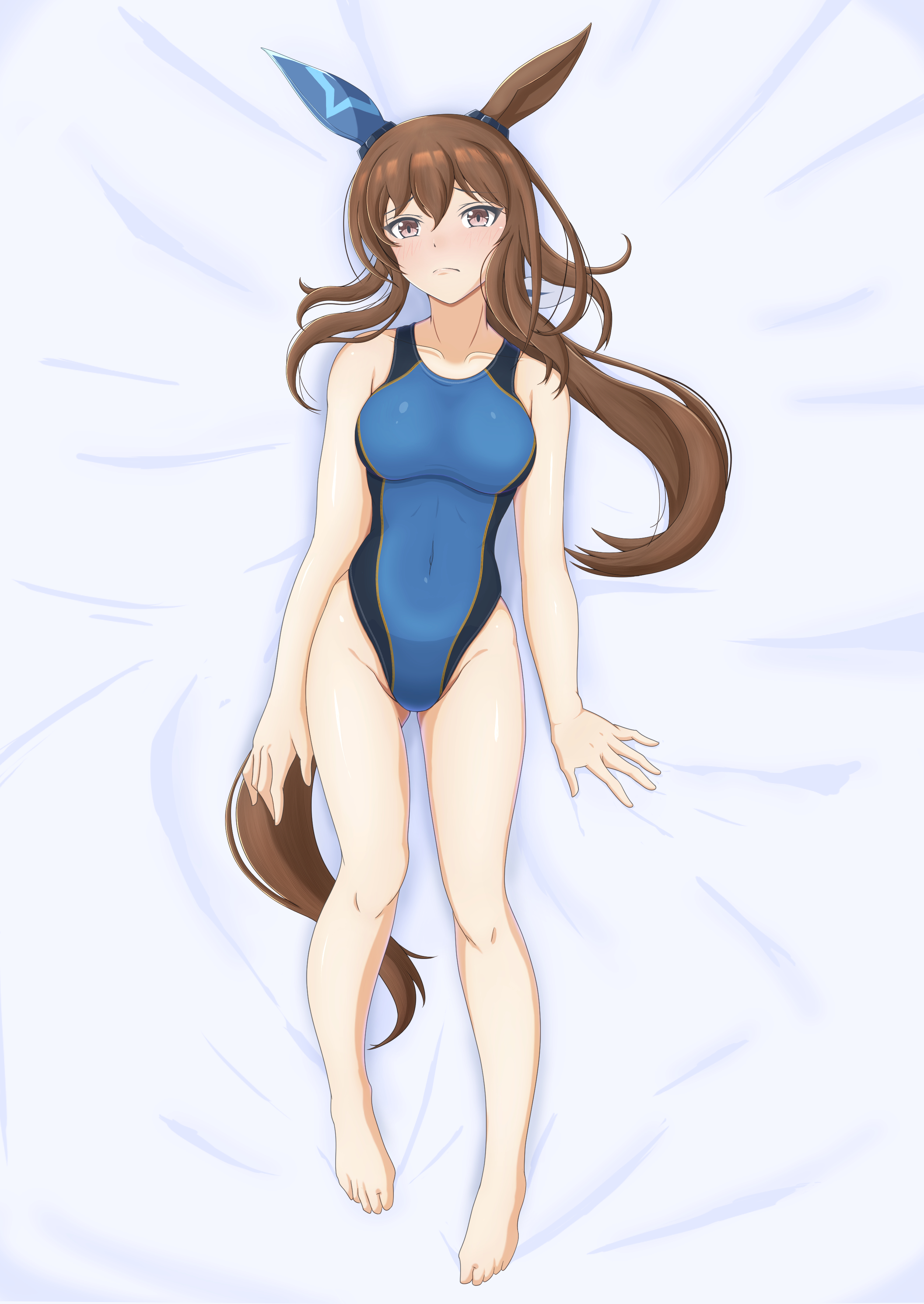 ウマ娘 アドマイヤベガ アヤベ プレイマット プレマ 水着 白詰草 紙製品 アドマイヤベガ＆妹 描き下ろしミニ色紙 「劇場用再編集