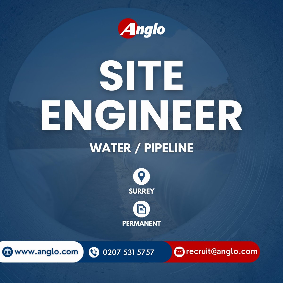 🚨New Job🚨

Our client, a top-tier main contractor, is seeking Site Engineers with experience in clean water pipeline projects to join their dynamic team in Surrey.

Apply now or mention someone who might be interested!

🔗 anglo.com/water-utilitie…

#watersector #recruitment