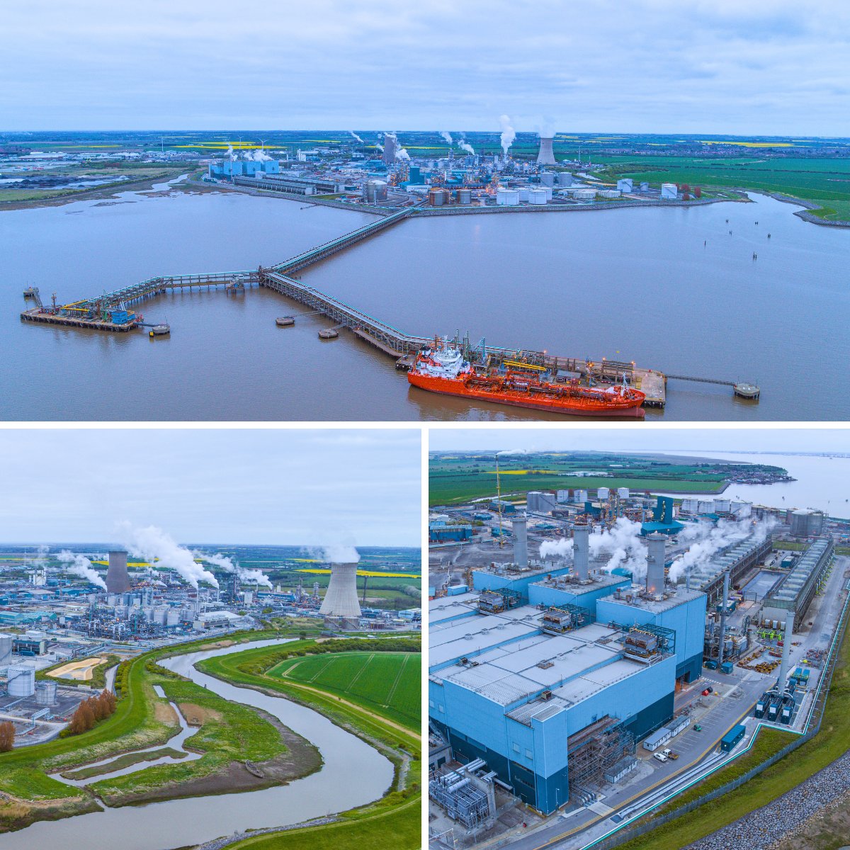 Plans for a hydrogen and carbon capture plant at Saltend Chemicals Park have been approved. The plant, which will be delivered by @Equinor, has been labelled 'one of the UK's key decarbonisation projects.' Read more about it: bbc.in/4bOcR1x Photo credit: Equinor.