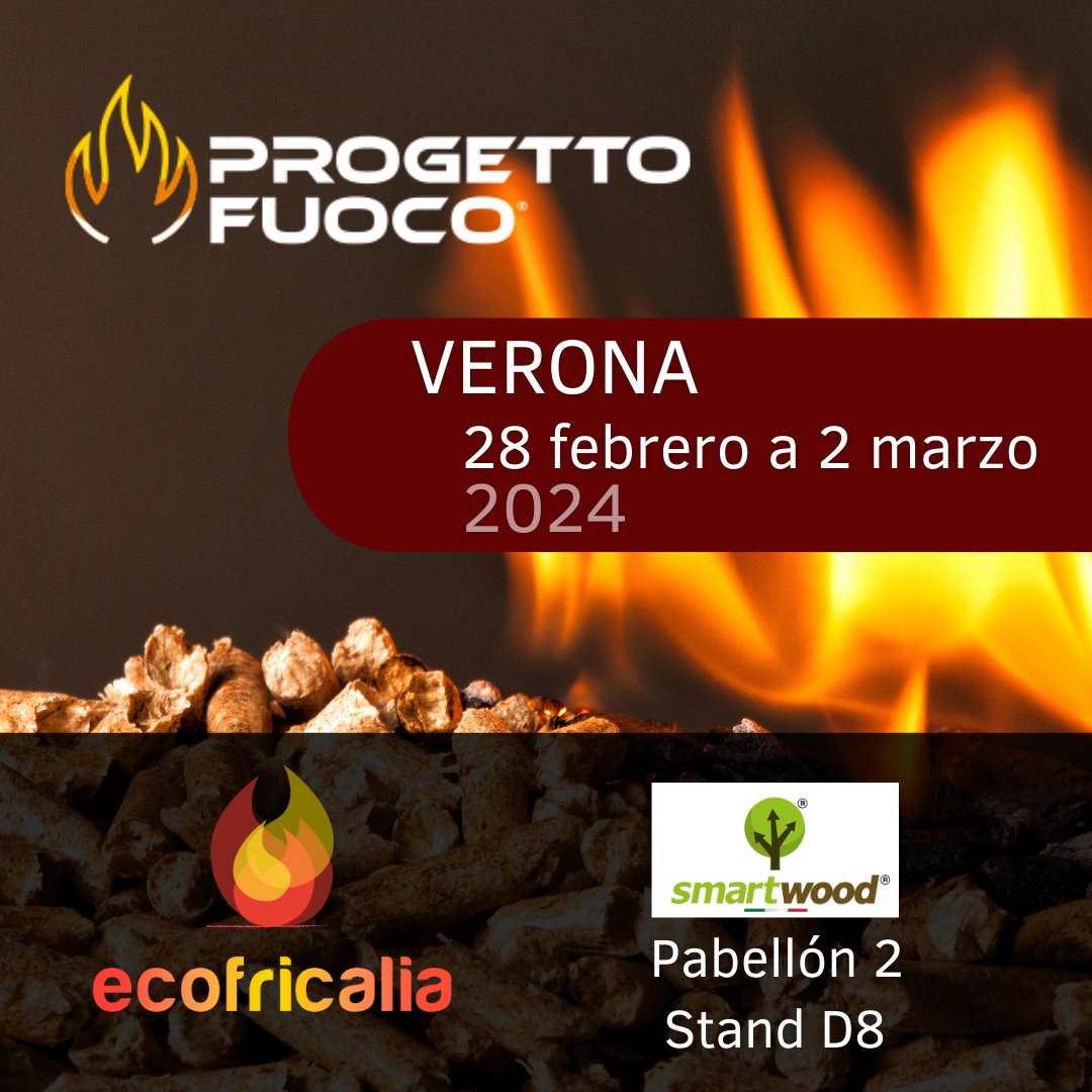 _Ecofricalia's tweet photo. Ecofricalia expondrá sus productos en @ProgettoFuoco (Verona, 28 febrero a 2 marzo).
Estaremos en el stand de Smartwood en Veronafiere (Pabellón 2 - Stand D8).
Contacta con nosotros y solicita tu entrada.
https://t.co/m62ZetY8LD
#ProgettoFuoco #pelet #biomasa #peletizadoras https://t.co/sxYbtGr0Kh