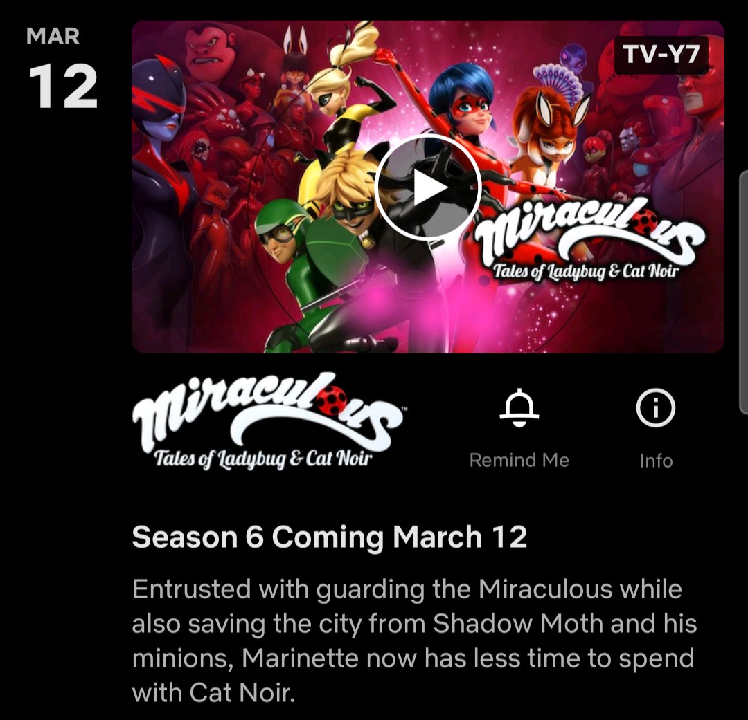 🐞 NETFLIX US - SEASON 4 🇺🇲 The fourth season of Miraculous will be released on Netflix US on March 12! #MiraculousLadybug