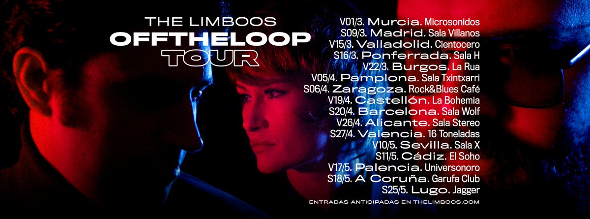 En diez días empezamos la gira de salas. Es la mayor apuesta que hemos hecho nunca por una gira en la que no tenemos nada seguro, más allá de montar un buen sarao. Os agradecemos la difusión y os esperamos fuerte!

🎟️ thelimboos.com/conciertos