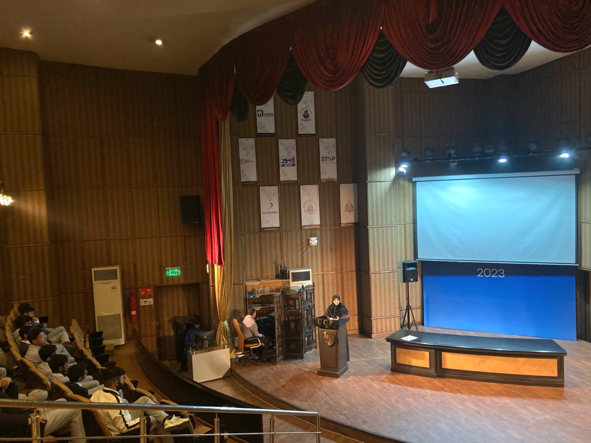 Salbia Shereen, a proud UCP alumna. With her Certification in Healthcare Quality &amp; Patient Safety from Harvard Medi School delivered an engaging talk She encouraged attendees to take their work seriously, emphasizing that dedication &amp; commitment pave the way for success.