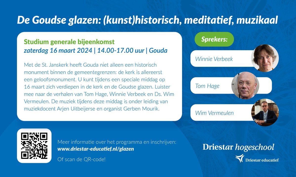 Speciale middag in de St. Janskerk in #gouda. Meld je nu nog aan voor dit Studium Generale-programma!

✏️ Meer info en aanmelden: bit.ly/3UI9WRP
