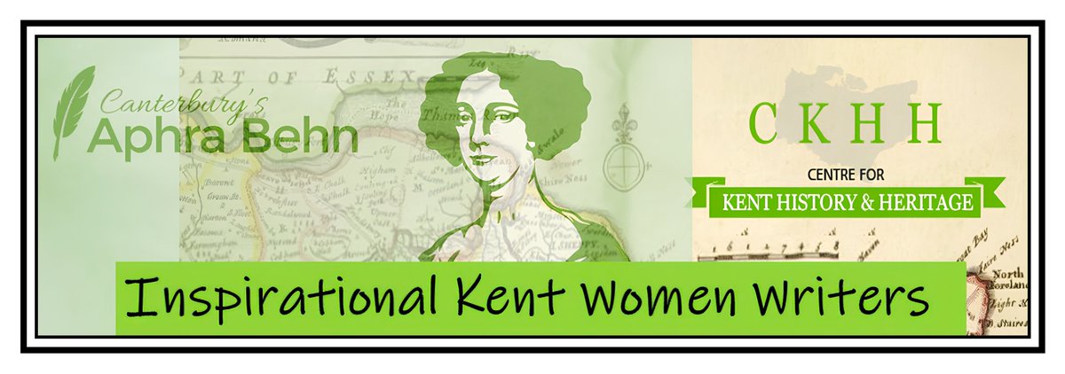 Upcoming event at @CanterburyCCUni: 'Inspirational Kent Women Writers' – a day of talks inspired by Canterbury’s #AphraBehn & #WomensHistoryMonth 🗓️Saturday 2nd March, 9:45am - 4pm 📌Augustine House Library, Canterbury 🎟️Free to attend! Tickets and info: bit.ly/3wpmgw6