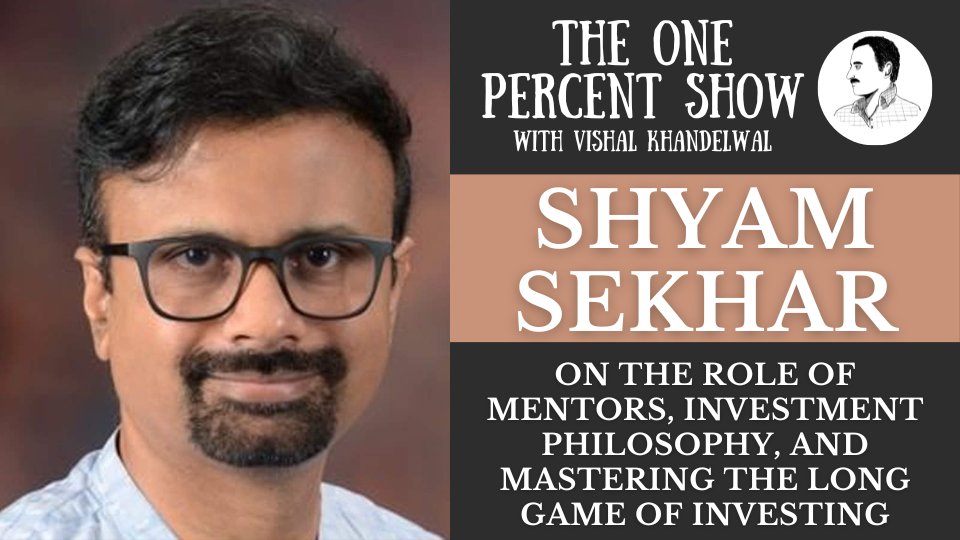 safalniveshak's tweet photo. My conversation with @shyamsek on #TheOnePercentShow has already crossed 10k views on YouTube.
https://t.co/JIRlK8Brx3
You can also listen to the episode on -
Apple Podcasts - https://t.co/DeMwdFQacK
Spotify - https://t.co/JLG8HdGUHv
Google Podcasts - https://t.co/57FIn2pt3o https://t.co/iralok7mNv