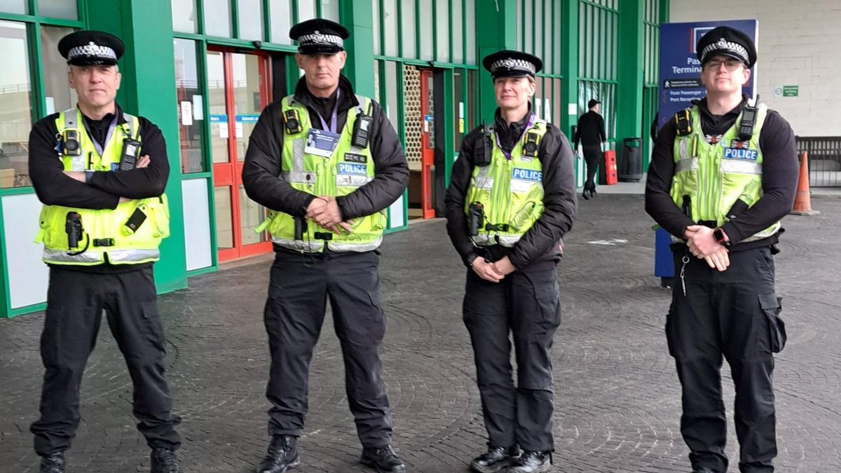 Keeping Port of Dover Safe Some of our specially trained officers #ProjectServator from #portofdover patrolling 24/7 365, working with our community to keep everyone safe.