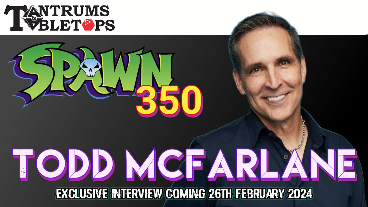 Smiffpaintswar1's tweet photo. Tonight, 19:00 at https://t.co/Zu0VOy5dDw
A special preview of our new interview with Todd McFarlane #toddmcfarlane #spawn #spawn350 #mcfarlane #exclusive #mcfarlanetoys #comicbook #interview #youtube https://t.co/dMAiHJXpHk
