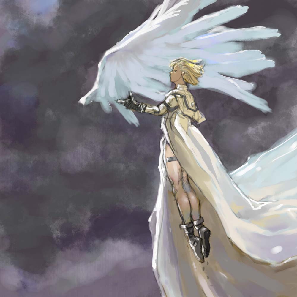 「#TLに金髪の天使を流す 他にも天使の絵は色々あるんだけど、皆何度も見てるだろう」|米田仁士 Hitoshi Yonedaのイラスト