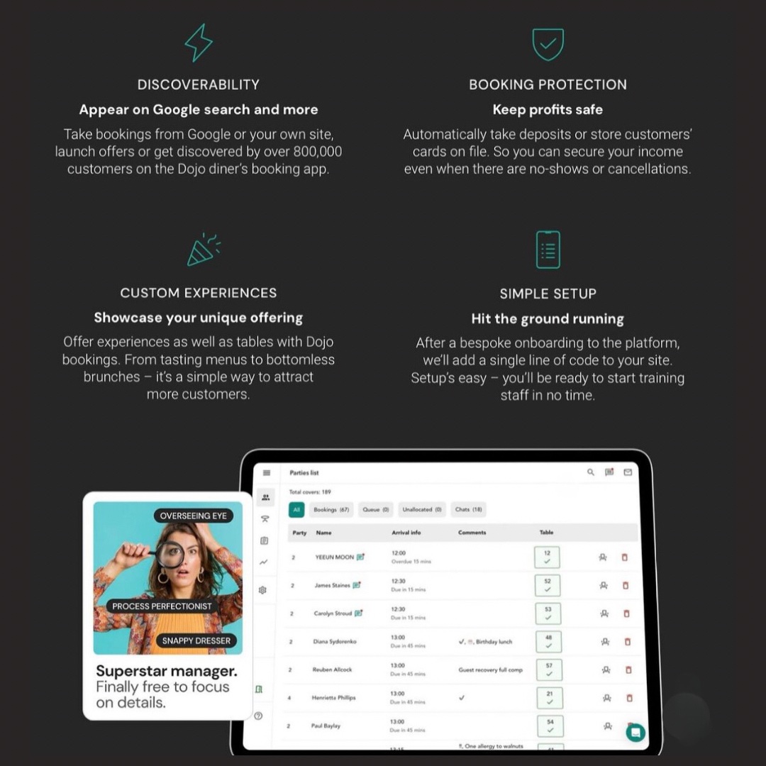 LCC_consultancy's tweet photo. Reach out to us if you would like info on how to integrate Google Reserve into your restaurant's booking system & receive a free 10” tablet as a handy treat from LCC 💝
#demandbetter #googlereserve #morebookings #depositsystem #integration #bookingsystem #latesttech https://t.co/MtCH62q6EG