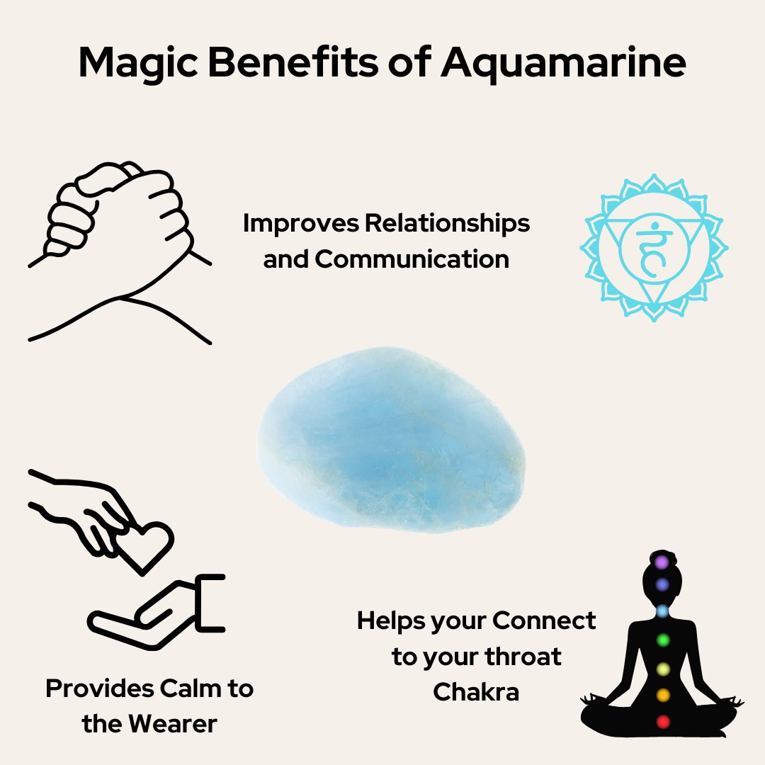 Aquamarine is a stone of Courage, promoting the ability to rapidly assimilate knowledge into a proper response. This leads to boosts in preparedness by supporting multiple spiritual levels of awareness. 

#aquamarine #aquamarinecrystal  #aquamarinestone #crystals #crystallovers