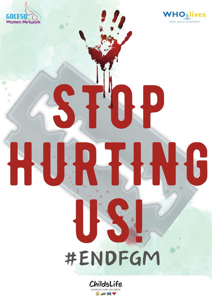 We strongly condemn FGM as a gross violation of human rights and a harmful practice that must end. All girls deserve to grow up safe, healthy, and empowered. We stand with survivors and advocates in the fight to end FGM and protect the rights of women and girls worldwide. #EndFGM