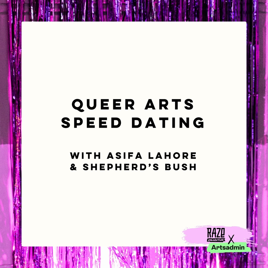 What's on at QCD!?⁠ QUEER ARTS SPEED DATING⁠. The time to connect, meet & find your future queer collaborator! Hosted by the incredible SHEPHERD'S BUSH & ASIFA LAHORE from the fabulous @theirmajestiescroydon. Tickets for Queer Clash here rb.gy/sro3s1