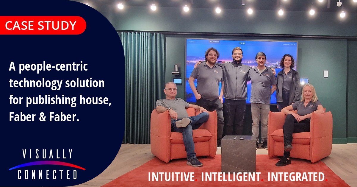 Faber &amp; Faber is one of the world's greatest independent publishing houses. Our brief was to seamlessly integrate people-centric #audiovisual solutions in their meeting rooms and event space in their new London premises.  bit.ly/3T1Ao7A  #av #london