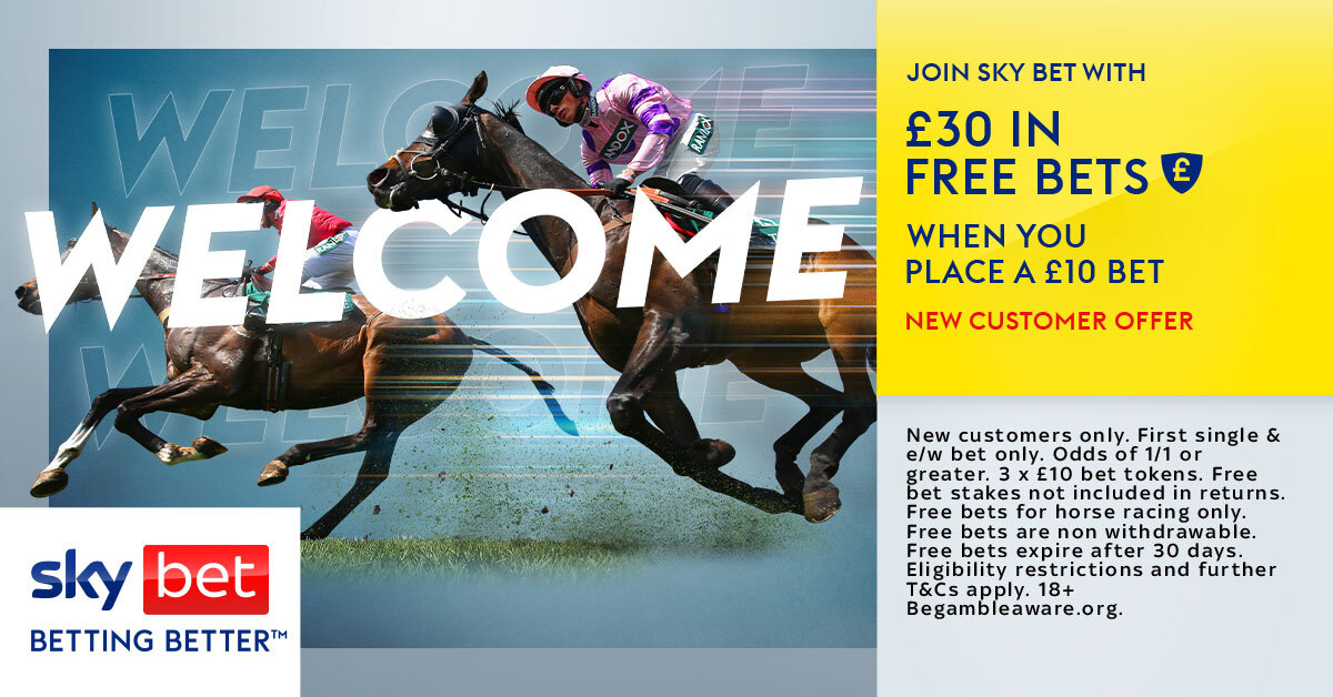 THE RAB IS BOOSTED ONLY WITH SKYBET! 🚀 Need an account to get the boosted price? 👀 Get £30 in FREE BETS for racing when you join and bet £10 🔥 👉 twebet.link/SkyB10G30Offer #AD | New Customer Offer | 18+ | T&C's Apply | BeGambleAware