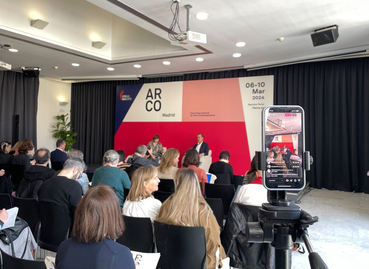 FeriaArco's tweet image. ¡Presentamos a los medios #ARCOmadrid2024!

La 43ª edición, con el Caribe como protagonista, reunirá un total de 205 galerías de 36 países y convertirá Madrid en la capital del arte contemporáneo entre el 6 y el 10 de marzo.

🔴 ¡Sigue la rueda en directo en nuestro Instagram!