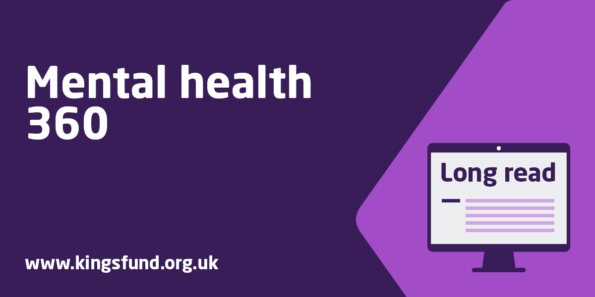🧵 Today we've launched our '360 review' of mental health care services in England. This deep dive explores nine key areas including prevalence, access, funding and services for children and young people. #MentalHealth360 kingsfund.org.uk/insight-and-an…