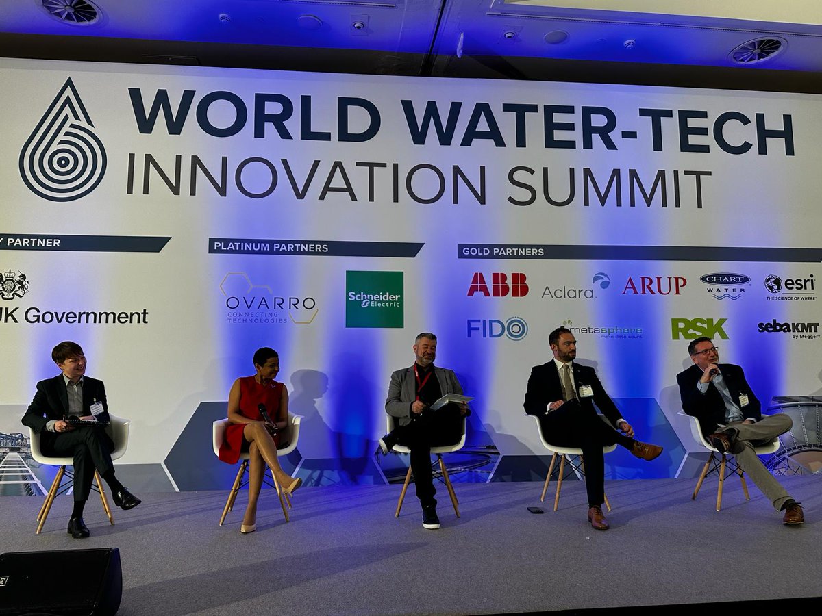 WorldWaterTech's tweet image. Experts discuss strategies and best practices for integrating smart infrastructure to address climate-related challenges, moderated by Alexandra Barnes @britexpertise with speakers from @AclaraSolutions, SebaKMT, @WSCMalta and @CLEH2OAlliance. 

#WorldWaterTech