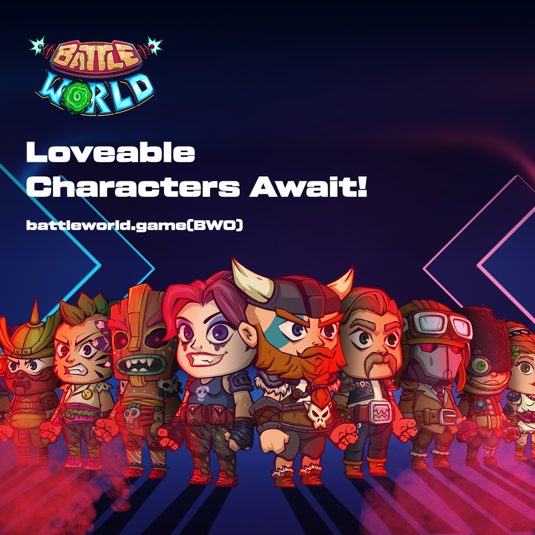 💖 Loveable Characters Await! 😍 Meet and connect with charming and relatable characters as you embark on your #BattleWorld journey. Form bonds that last a lifetime! Buy $BWO tokens for exclusive in-game perks: htx.com/en-us/trade/bw… #GameCharacters #BondsWithCharacters