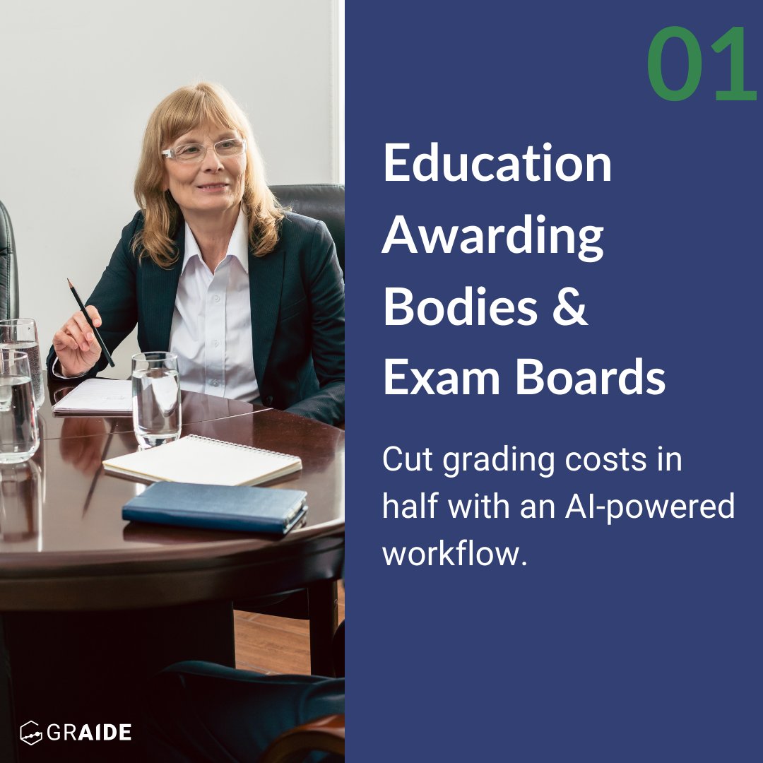 GraideFeedback's tweet photo. Let's talk about who can use Graide. If you fit into any of the below, then Graide can help innovate your assessment processes.

Learn more at https://t.co/TQAtB74fni

#Graide #HE #FE #vocationaleducation #CIPD #aieducation https://t.co/Gbvpp0VZ8r