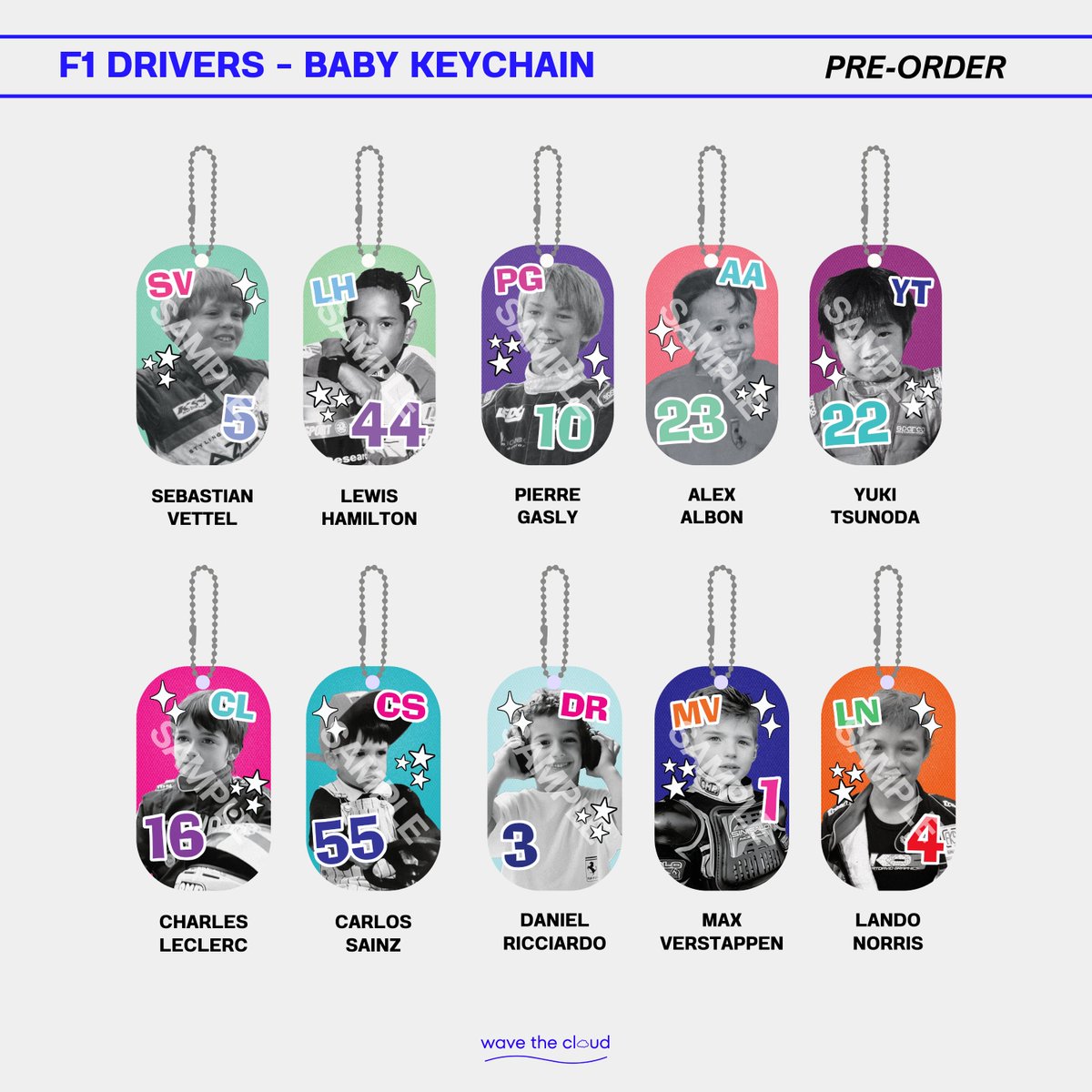wavethecloud's tweet photo. Another Pre-Order is now open!✨

🏁 F1 Drivers - Baby Keychain 👶🏻 

📆 Pre-Order Period : 21st - 25th February 2024
✅ Keychain ready to ship after 7 ~ 14 days AFTER CLOSING the PO (After 25th Feb)
🍊Available to Pre-Order via Shopee Indonesia (only)
🌎 Overseas can DM on IG https://t.co/6bjwSIWpgd