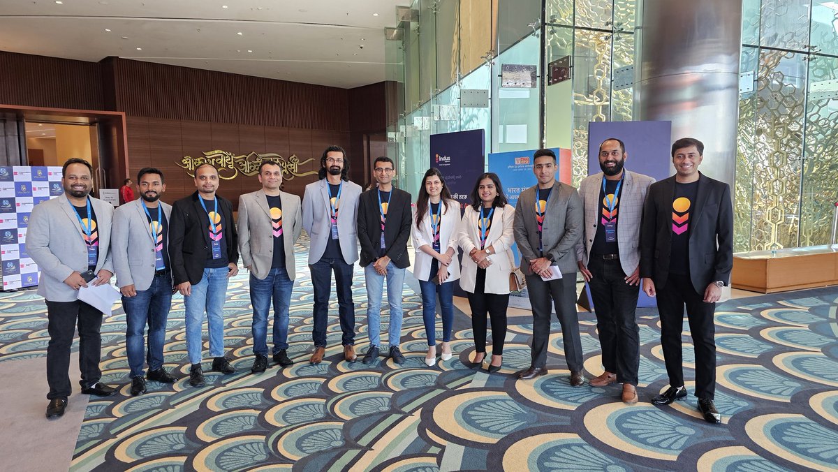 RohitUtmani's tweet photo. Met a few more members of the Indus Apppstore Team ready to welcome our esteemed guests, industry leaders and developer partner. 

#IndusAppstore #IndiaKaAppstore #PhonePe https://t.co/zqvBDvf1MY