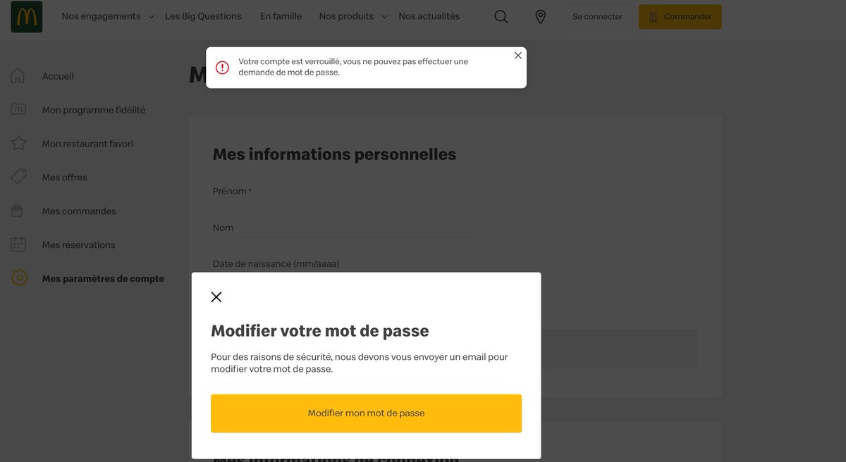 DrTigerYT's tweet photo. Comment ça les reuf ?!?! Je suis perma ban mcdo ou c'est comment ? @McDonaldsFrance #Jevaisallerchezburgerkingsivousdébloquerpasmoncompte #fastfood #mcdo #burgerking https://t.co/eNO7GQ8o5N