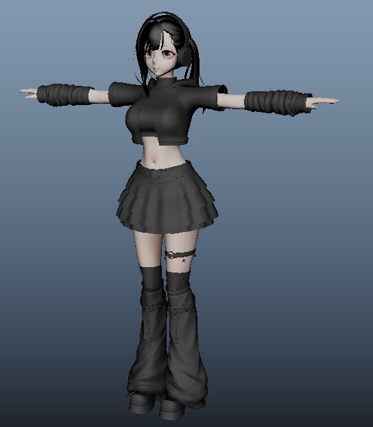 reiOcalVRCGrei's tweet photo. 現在手が開かなくて趣味モデルは作れない..!
けど一通り手が空いたらこの衣装は完成さるぞ！！
#VRC #3DCG https://t.co/OAizDJgU3y