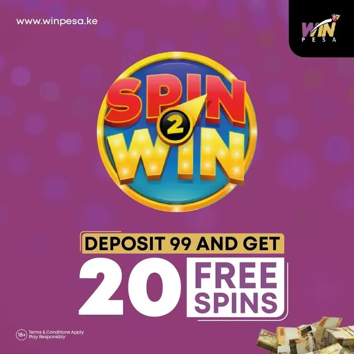 Spin the wheel and make fortune today with Winpesa spin2win. 

From as low as 10 bob ,you can play and win UpTo 5000x times of your stake .

Click on winpesa.ke/games/Spin-2-W… to play 

#Winpesa