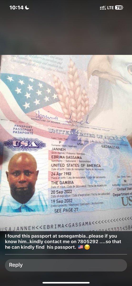 Lost passport. Please retweet