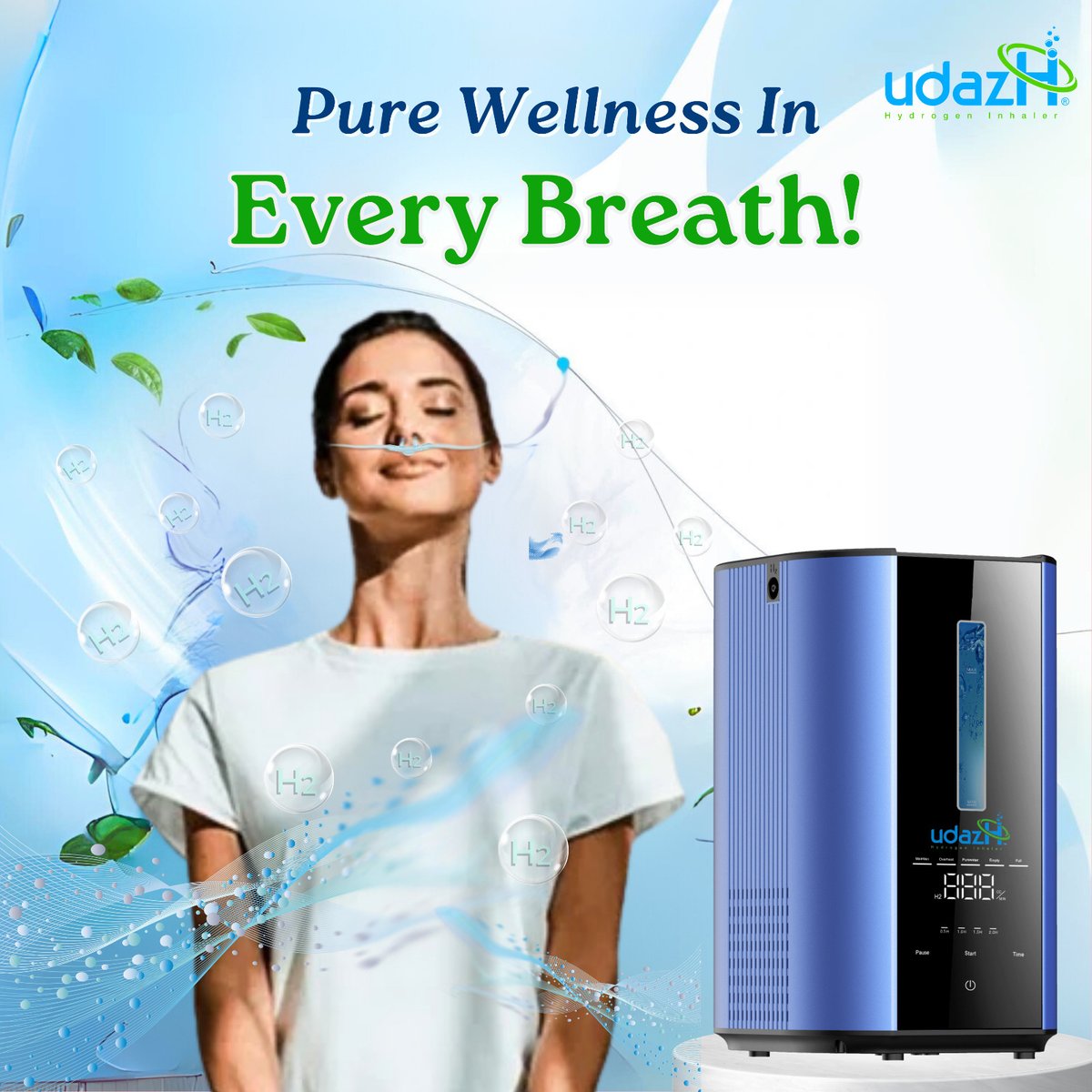 This is where inhalation meets rejuvenation! 
Experience pure wellness with every breath with udazH inhalers, your ultimate source of hydrogen inhalation! 💧✨

Buy udazH products now: udazh.com

#udazH #udazHWellness #Healthtech #MolecularHydrogen