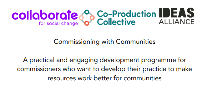 After the success of our pilot last year @CollaborateCIC @UCL_CoPro @IdeasAlliance_ are now taking applications for the second cohort of our Commissioning with Communities programme. Deadline for applications is 26th Feb. collaboratecic.com/wp-content/upl… #commissioning #CoProduction