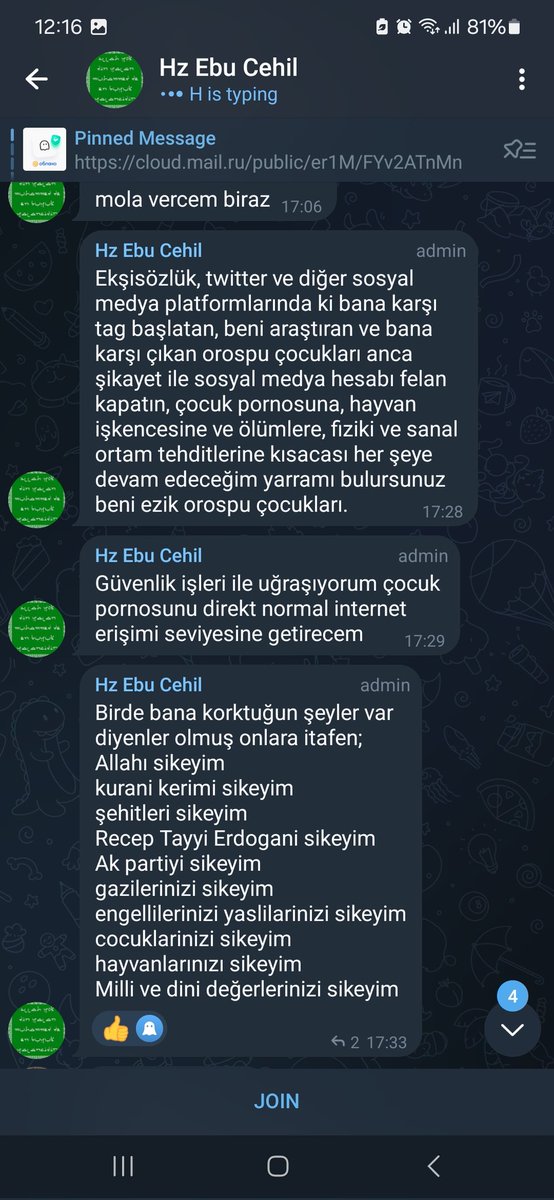 Feyza Altun şeriata sövdü diye evinden alan emniyet Cumhurbaşkanına, şehitlere sinkaflı söven bu herifi de bulabilir herhalde? Alın kanıt, bunu da alın evinden. Türkiye'de ikamet ediyor üstelik. #c31ktutuklansın #kedikatili @EmniyetGM