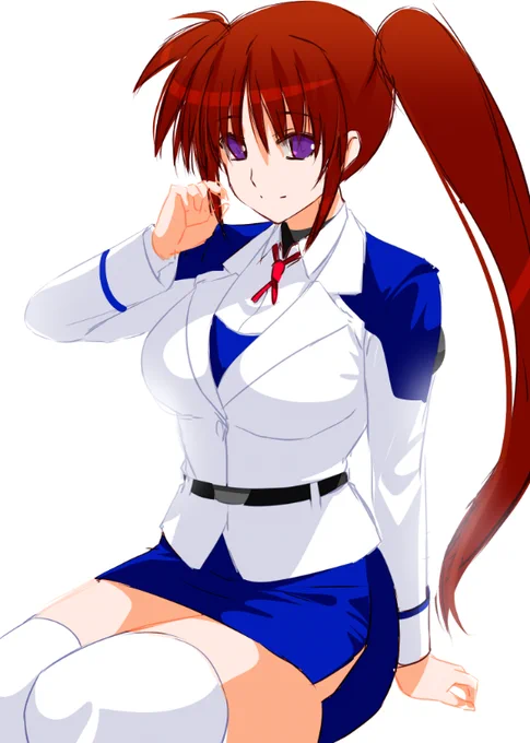 なのはさん教導服色ラフ的なやつで 