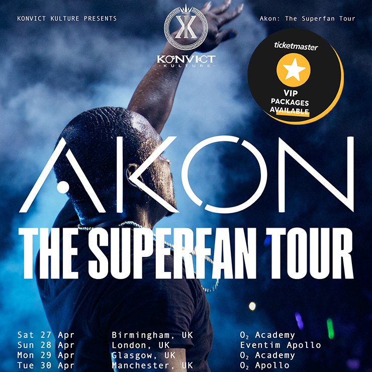 Get the Akon superfan experience when you book a VIP Package. Enjoy exclusive pre-show perks including a photo opportunity with Akon, early entry into the venue, limited edition merch and more. 👉 >> bit.ly/49qntld @Akon