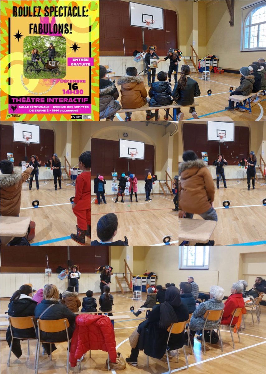 ClKlay's tweet image. Belle participation d’un public #intergénérationnel et #multiculturel chaleureux pour notre représentation de #Roulez Spectacle : fabulons! ciecoralena.wixsite.com/website/roulez… organisée par l’Établissement Vaudois d'Accueil des #Migrants  evam.ch
Merci à @Ameli Pistorius