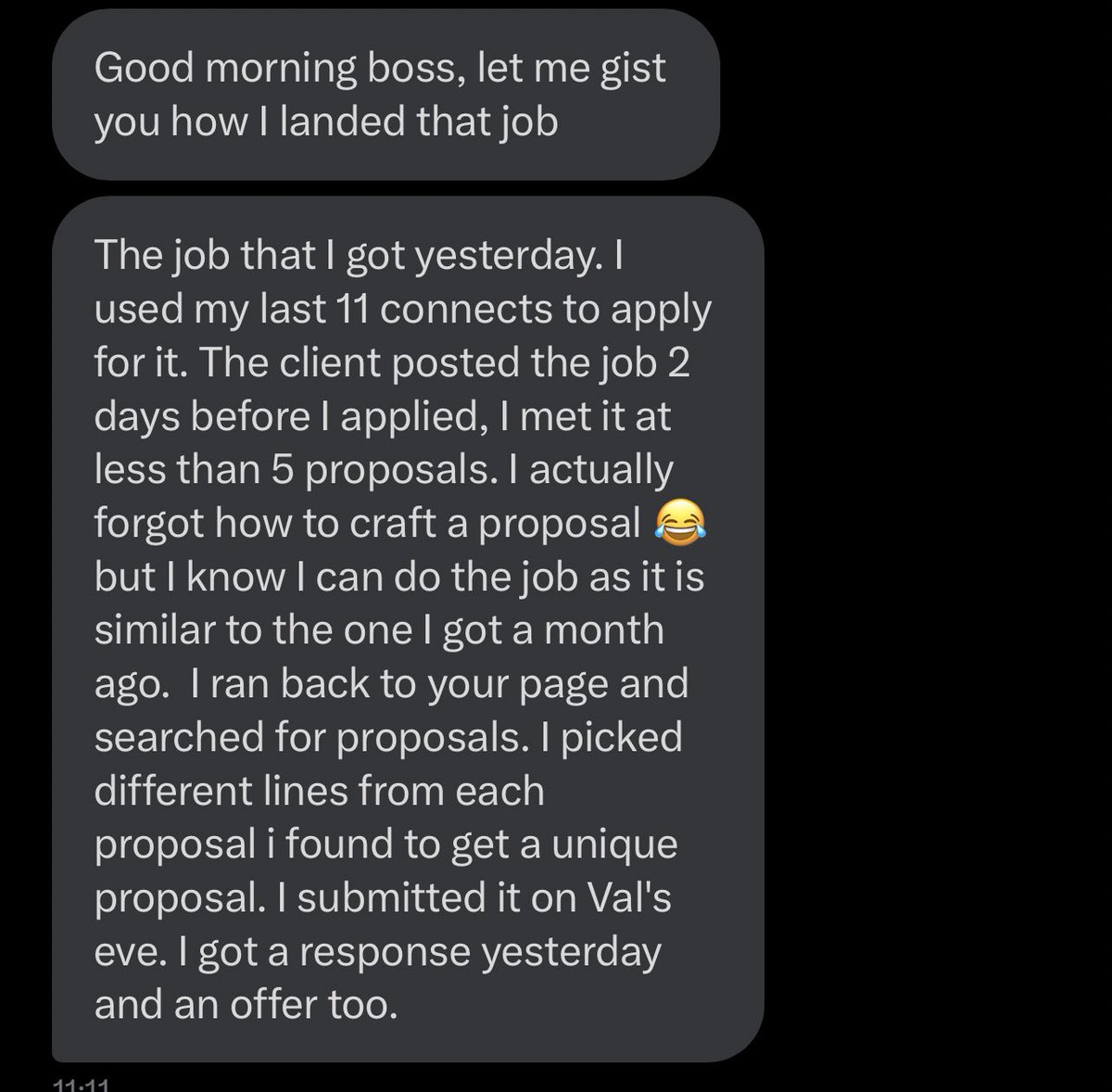 omoalhajaabiola's tweet photo. How she got her current job https://t.co/uTYghYqE2S