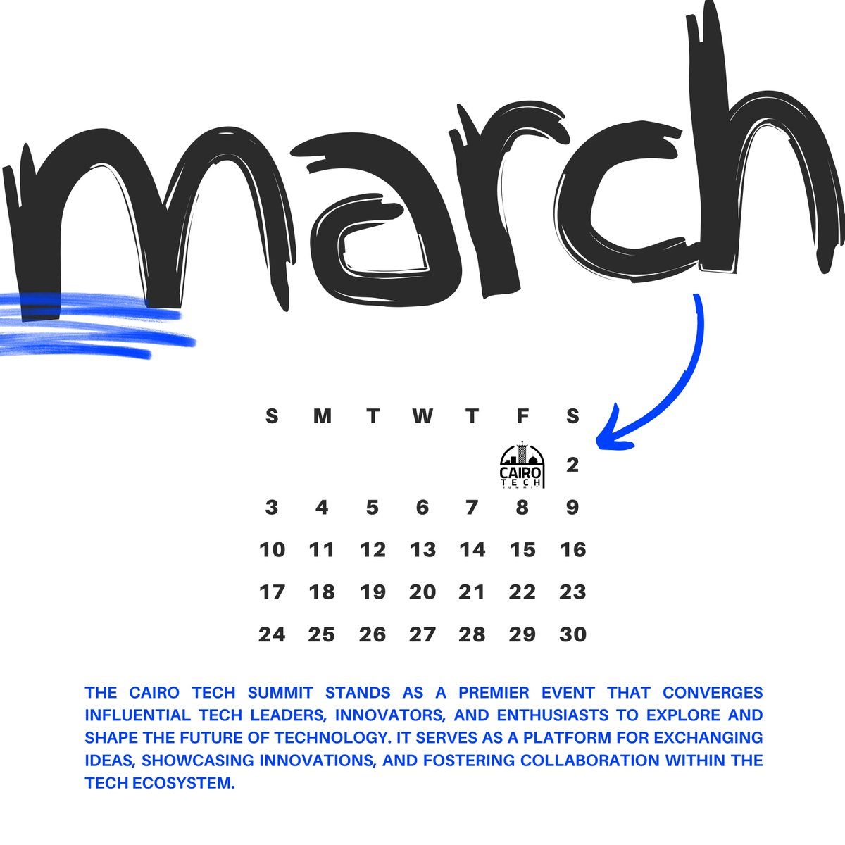 tech_cairo's tweet image. 🚀📅 Ready to Elevate Your Tech Game? 🌟 Join us on March 1st for the Biggest Tech Event of the Year!

Get ready to immerse yourself in a world of innovation, inspiration, and endless possibilities at the Cairo Tech Summit 2024! 🎉