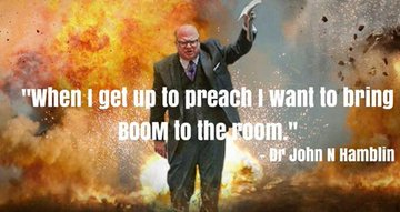 weecalvin1509's tweet image. Not sure which part of @DrJohnNHamblin 45 minute advice I found the most amusing.

2# (sic) Little or no content #FluffStuff 
#3 (sic) Being a stand up comedian or dramatic  thespian
or 5# (sic) "this shades (sic) of Calvinism approach that's sneaking it's (sic) way etc."
#Funny